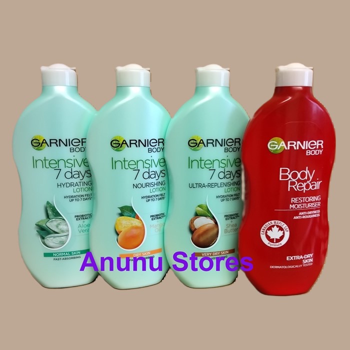 Garnier  Body Intensive 7 Days Lotions - 400ml